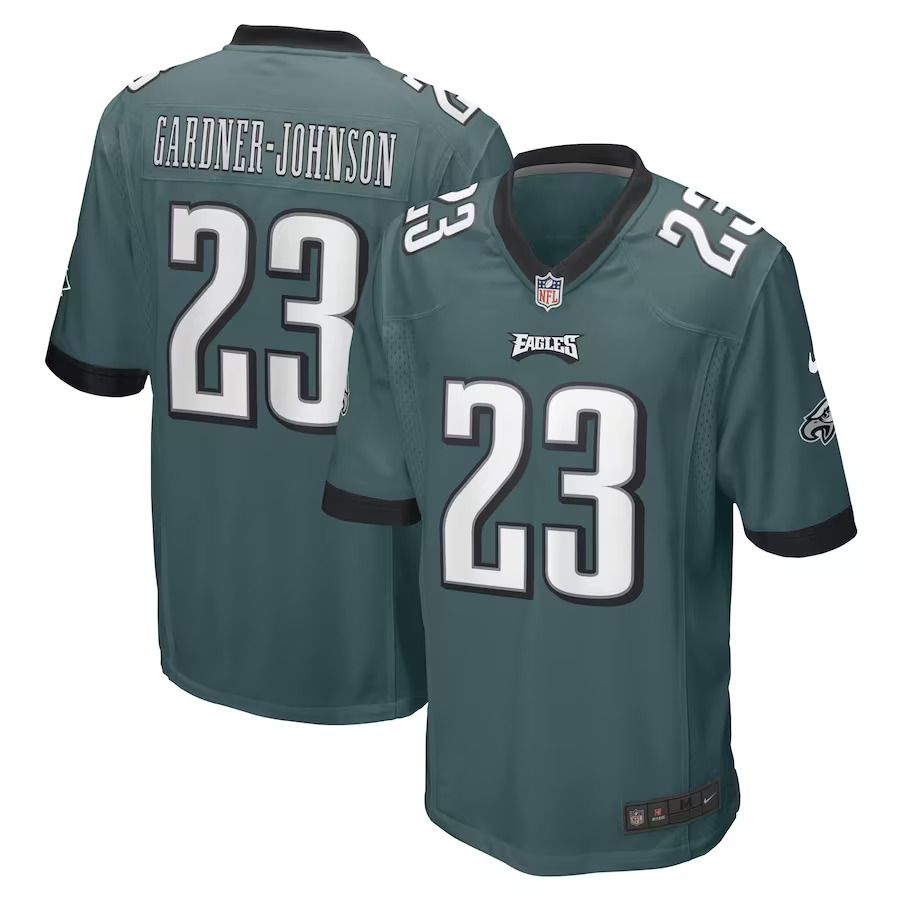 Men Philadelphia Eagles #23 C.J. Gardner-Johnson Nike Midnight Green Game Player NFL Jersey